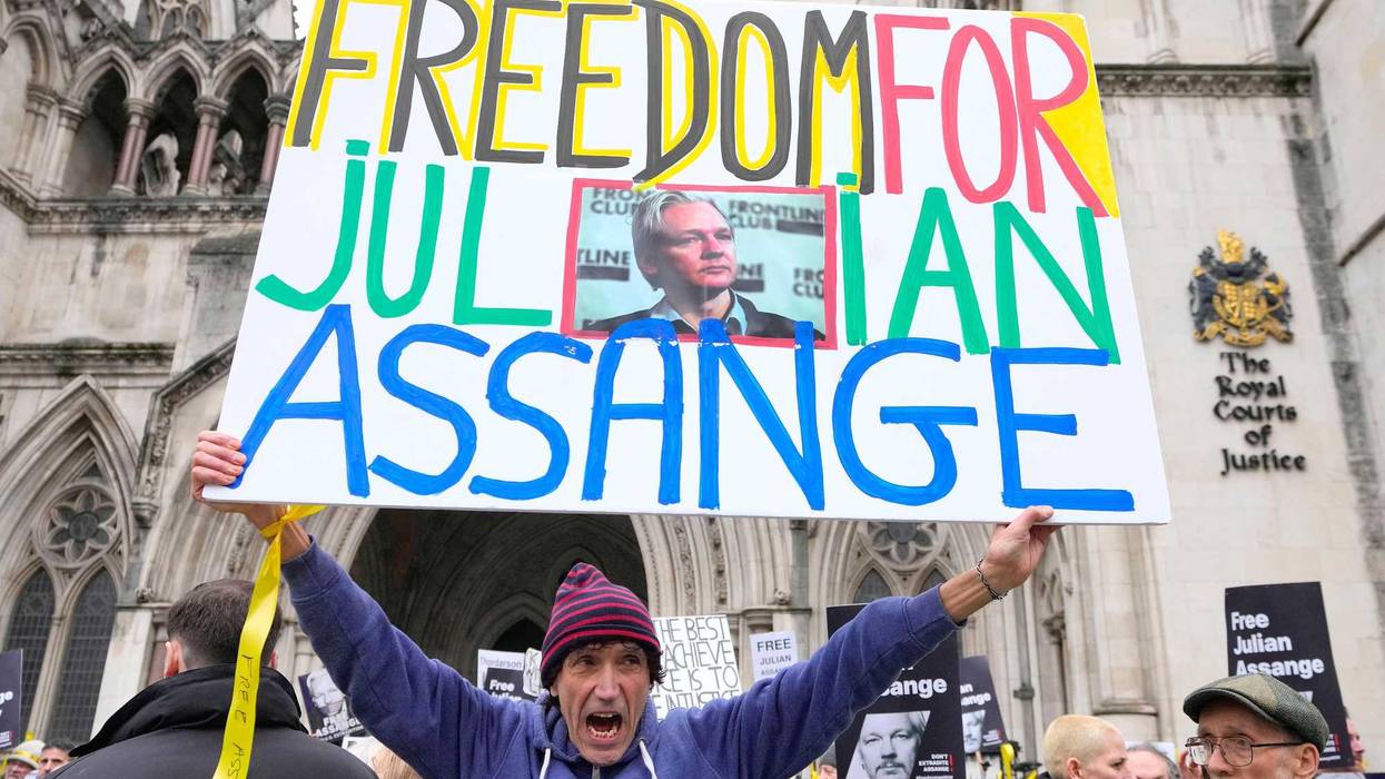 APTOPIX Britain Assange