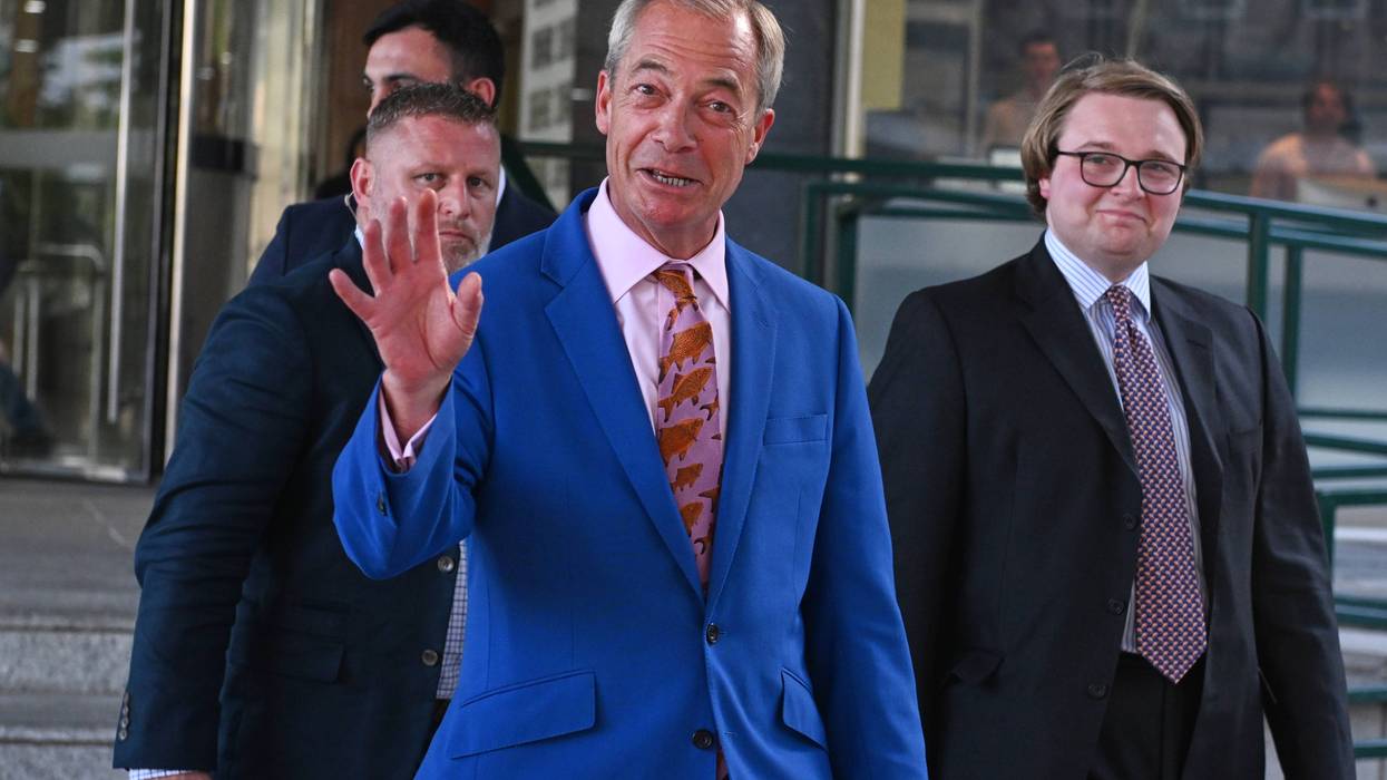 APTOPIX Britain Politics Farage