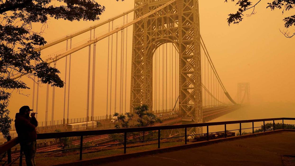APTOPIX Canada Wildfires New York