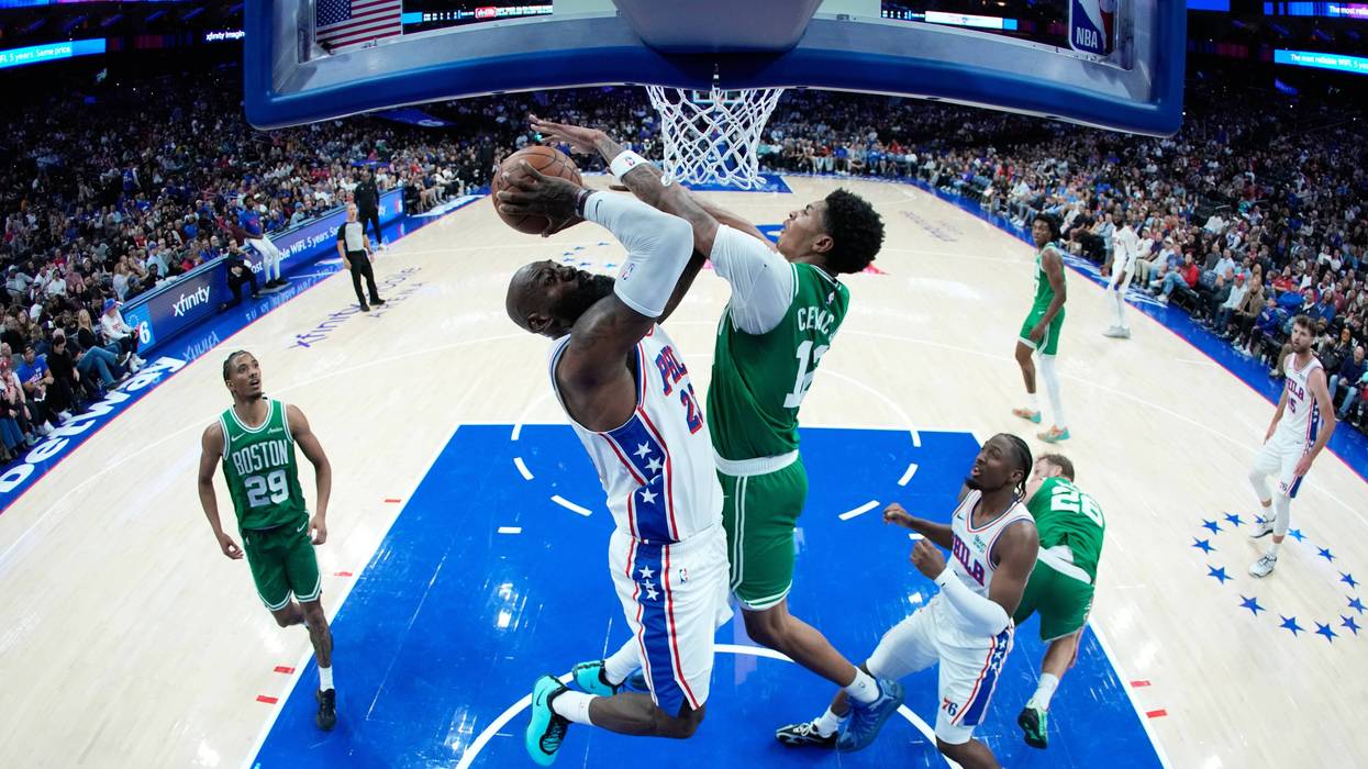 APTOPIX Celtics 76ers Basketball