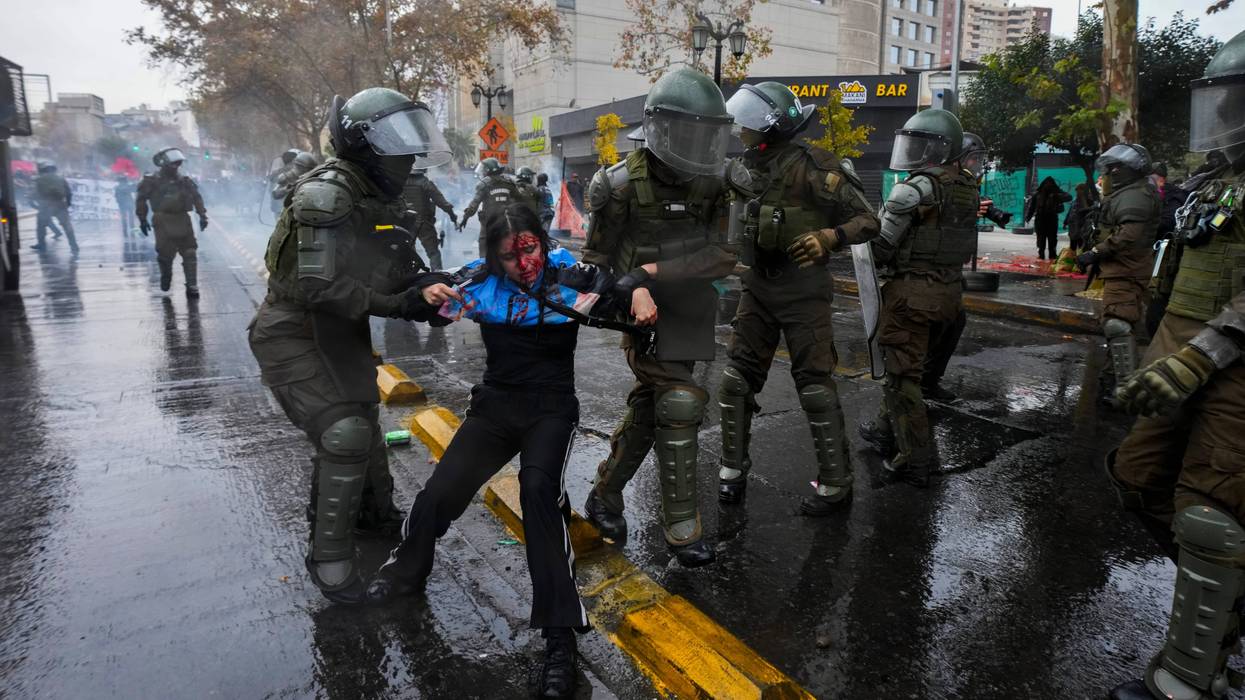 APTOPIX Chile Students Protest 5