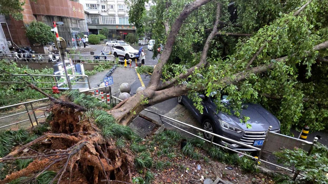 APTOPIX China Asia Storms