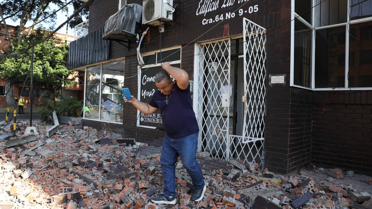 APTOPIX Colombia Earthquake