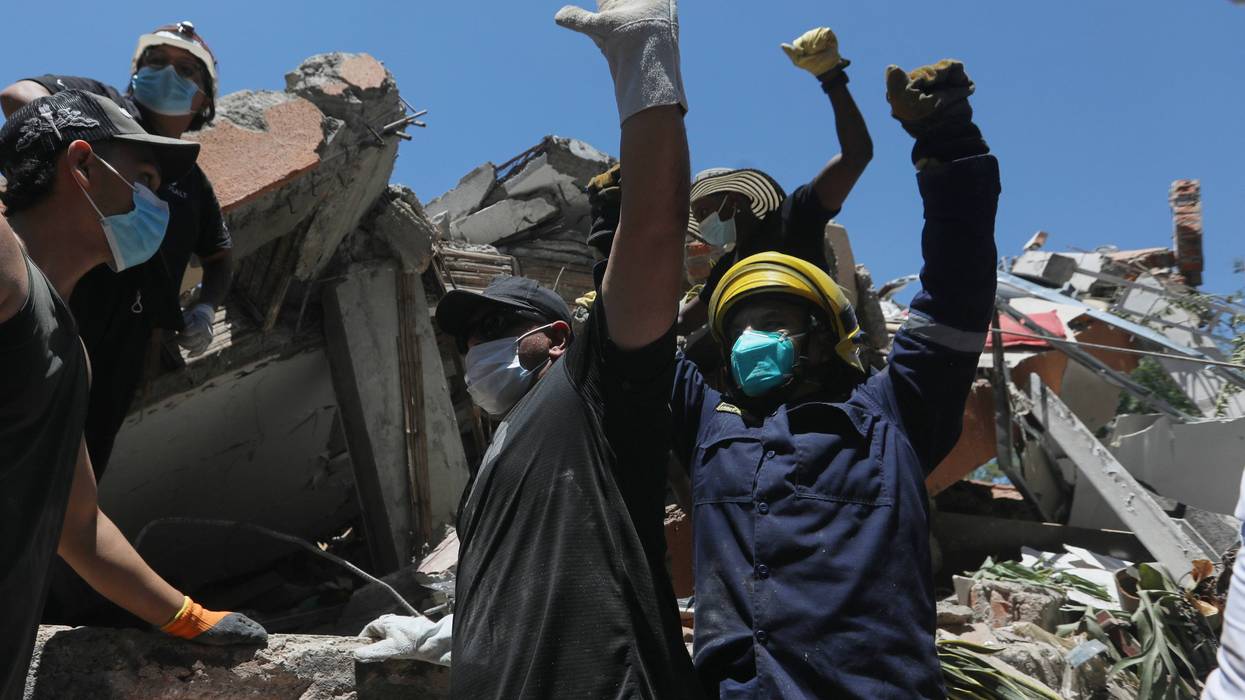 APTOPIX Colombia Earthquake