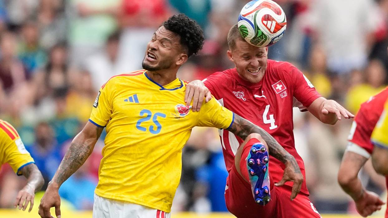 APTOPIX Colombia Switzerland WCup Soccer