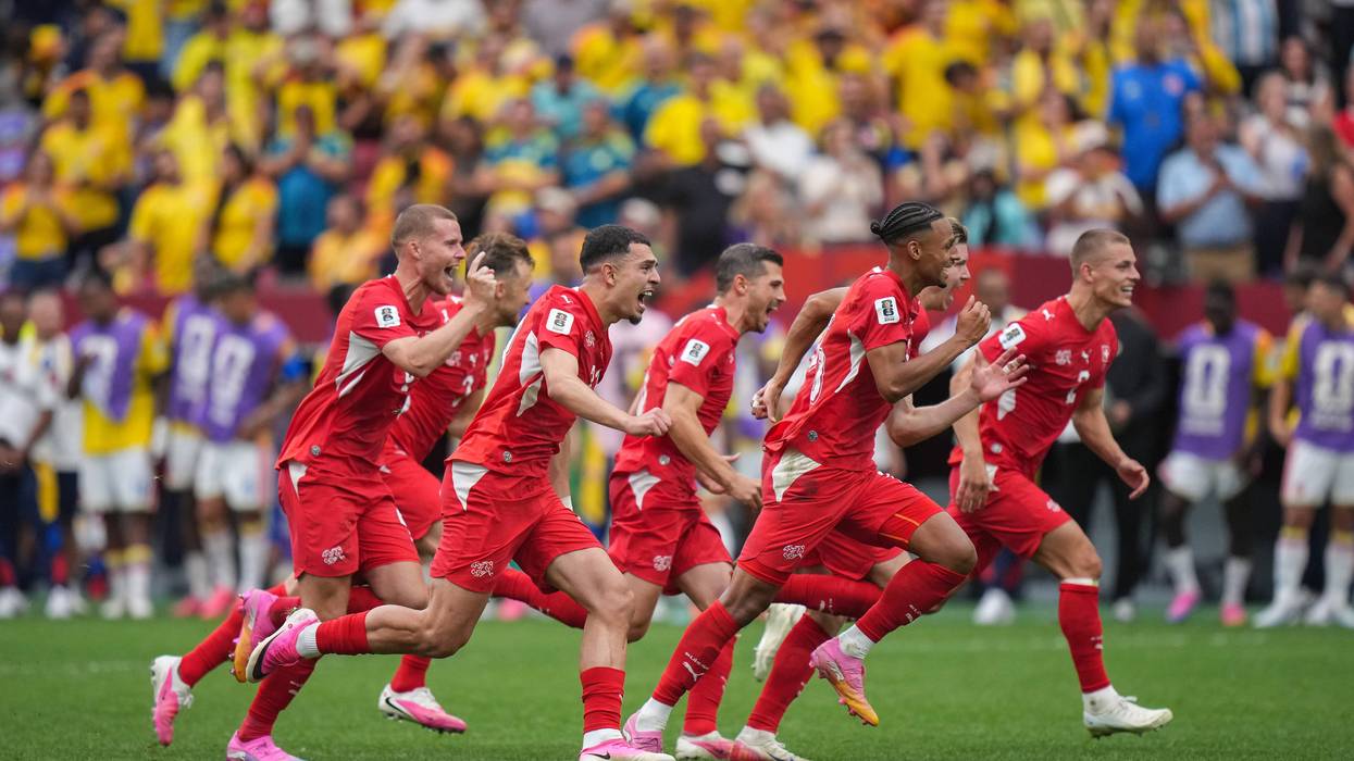 APTOPIX Colombia Switzerland WCup Soccer