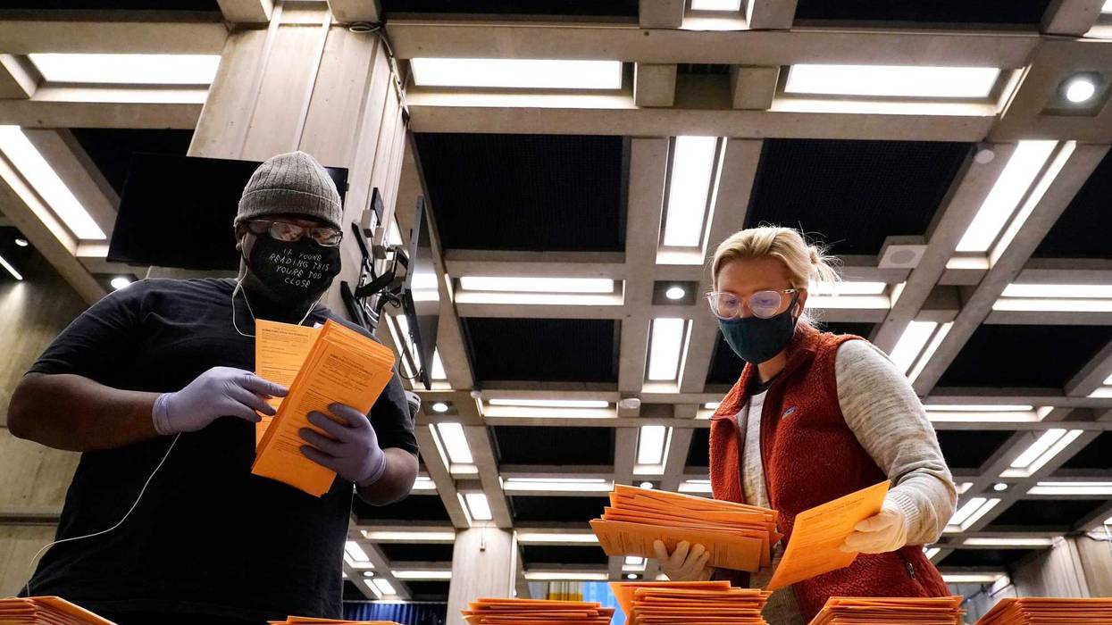 APTOPIX Election 2020 Early Voting Massachusetts