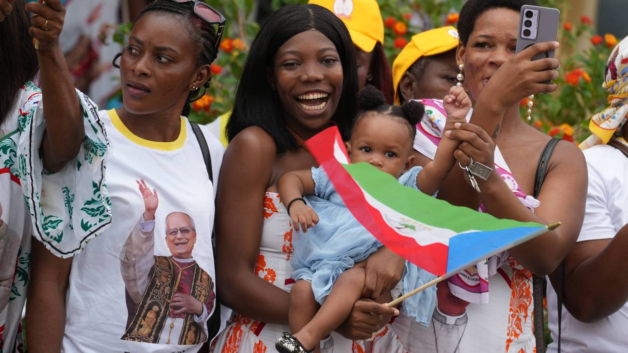 APTOPIX Equatorial Guinea Africa Pope