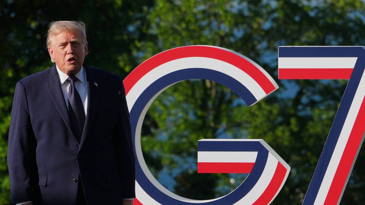 APTOPIX France G7 Summit Trump