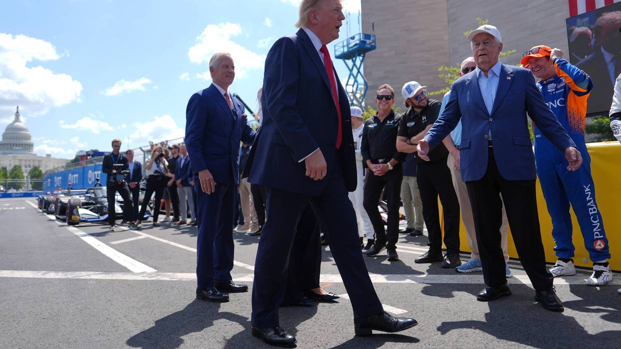 APTOPIX Freedom 25 IndyCar Trump 93