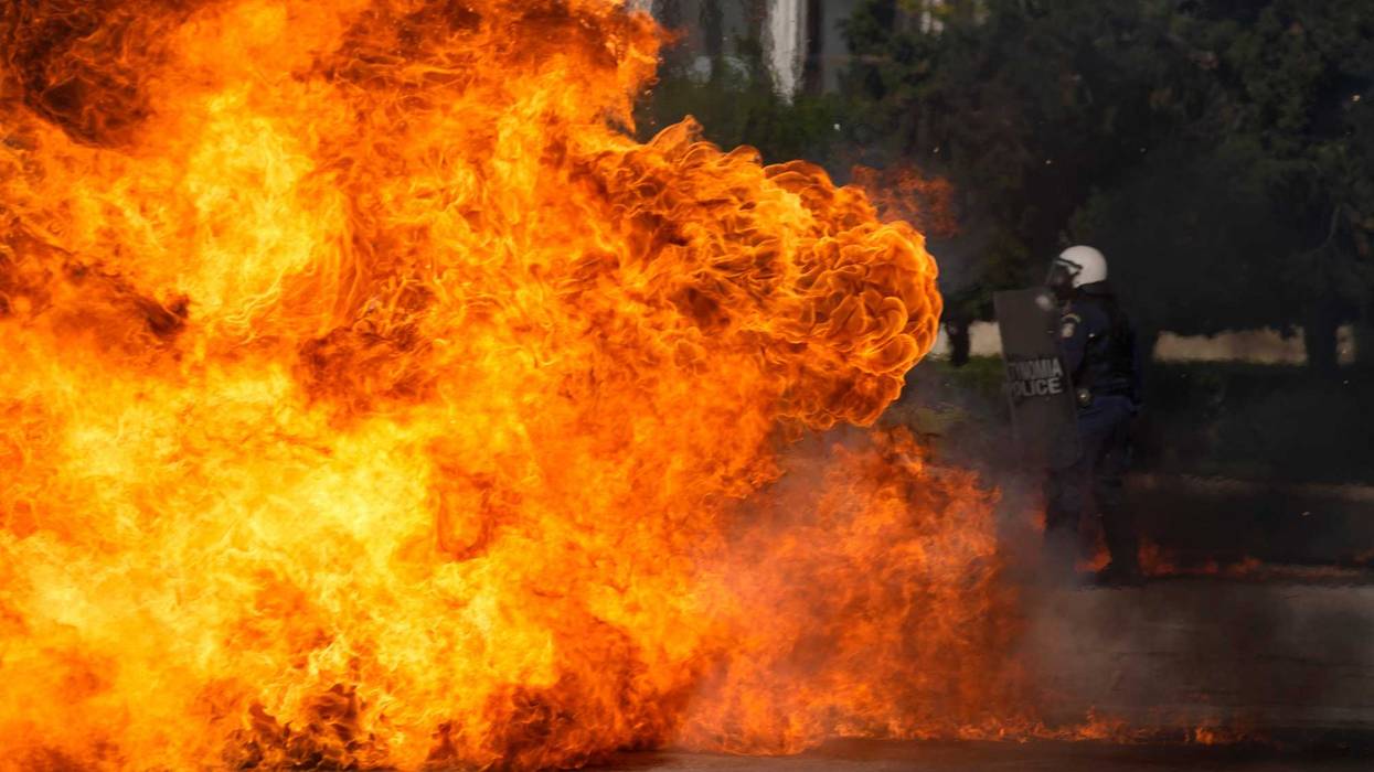 APTOPIX Greece Strike