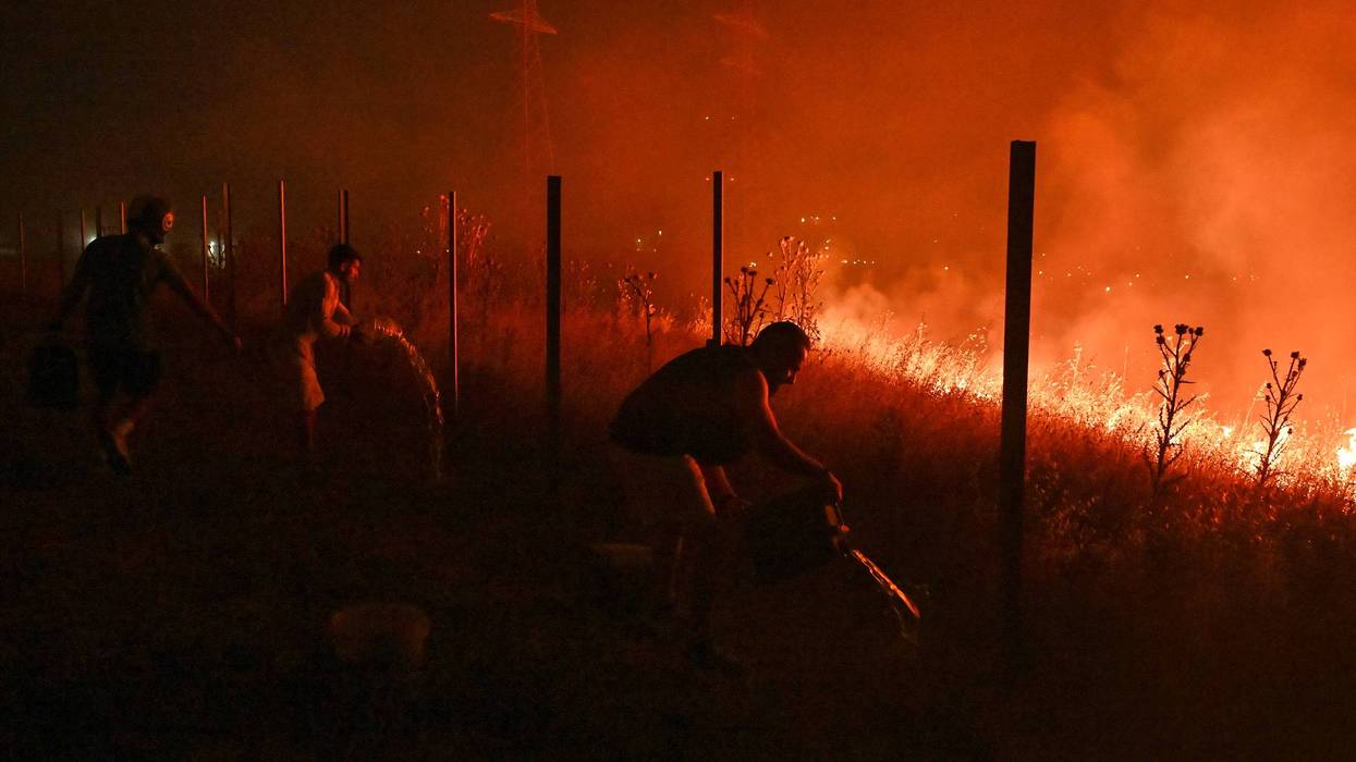 APTOPIX Greece Wildfires