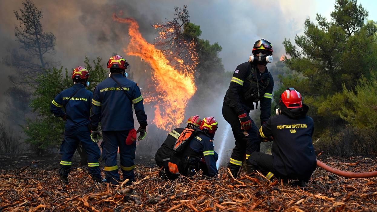 APTOPIX Greece Wildfires