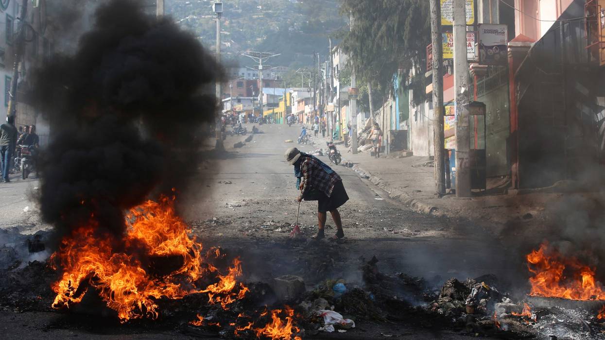 APTOPIX Haiti Protest