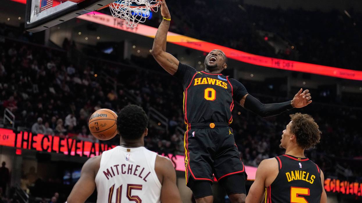 APTOPIX Hawks Cavaliers Basketball