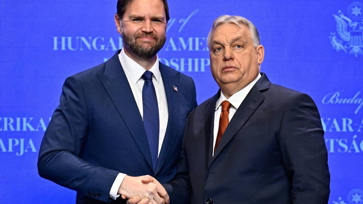 APTOPIX Hungary US Vance