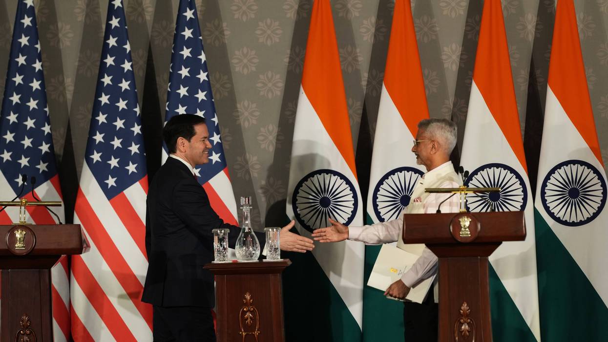 APTOPIX India United States Rubio 7396