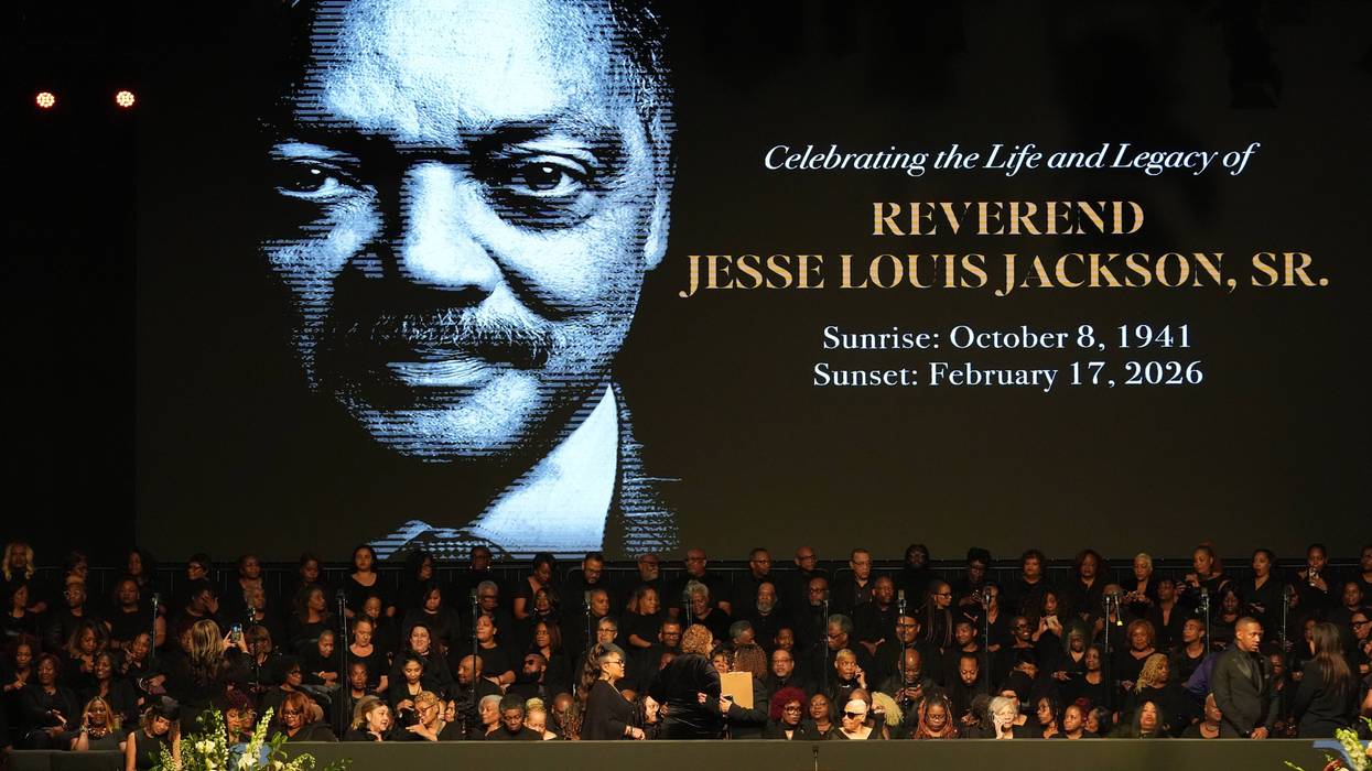 APTOPIX Jesse Jackson Memorial