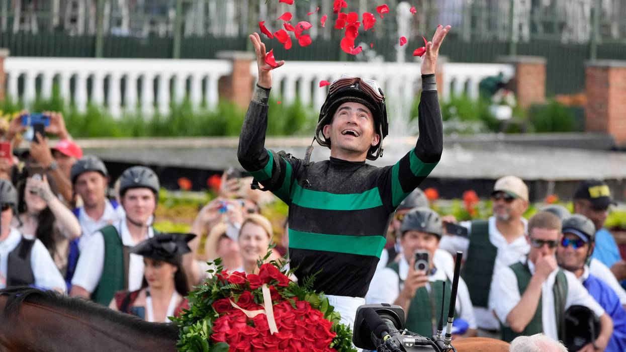 APTOPIX Kentucky Derby Horse Racing