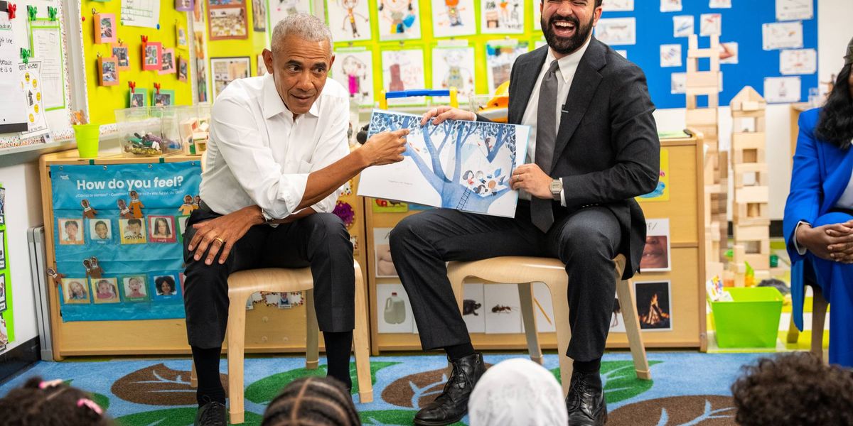 Obama bertemu Mamdani di New York City sebelum membacakan buku untuk anak-anak prasekolah