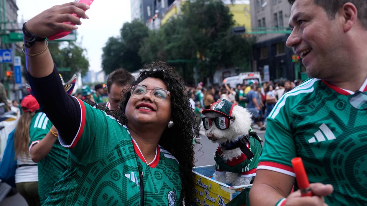 APTOPIX Mexico WCup Soccer Reaction 16