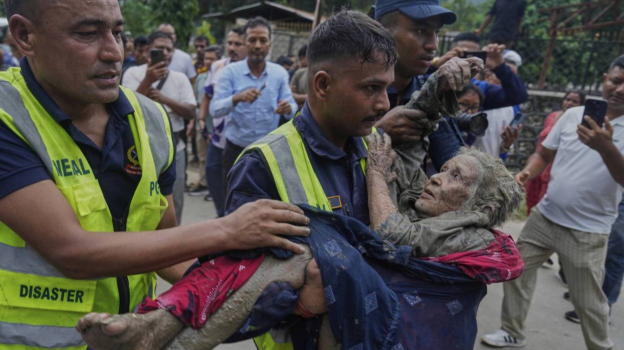 APTOPIX Nepal Flash Floods