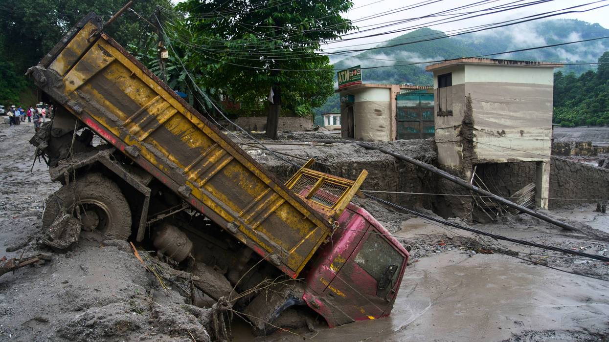 APTOPIX Nepal Flash floods