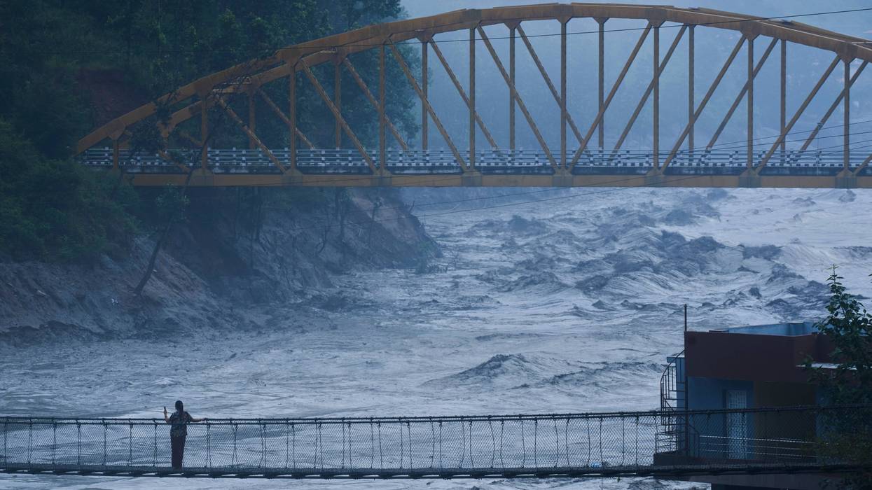 APTOPIX Nepal Flash Floods