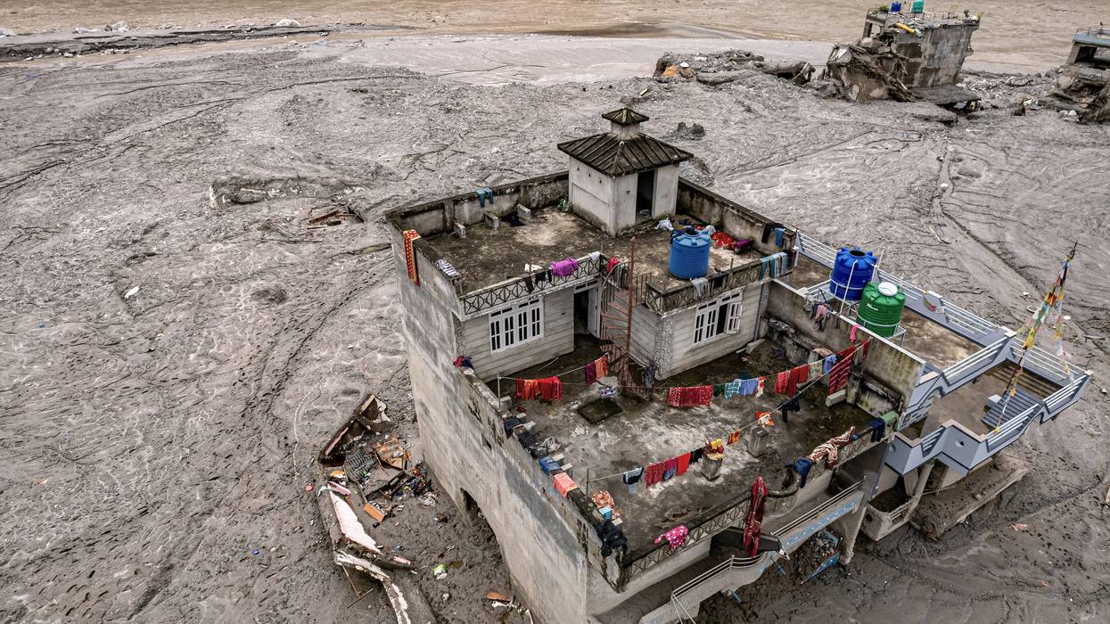 APTOPIX Nepal Flash Floods