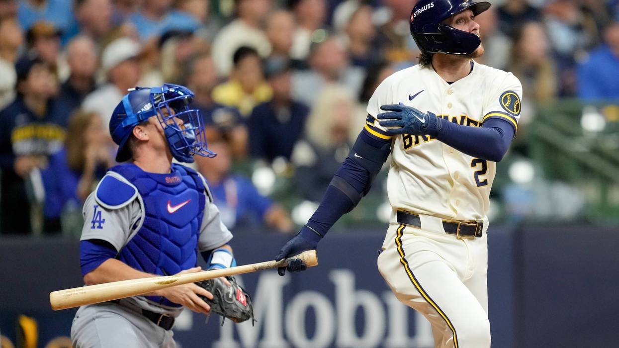 APTOPIX NLCS Dodgers Brewers Baseball 646