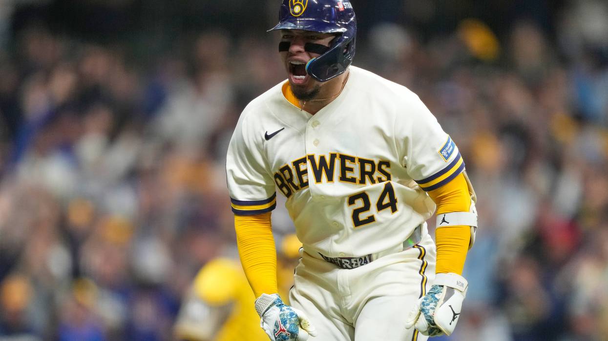 APTOPIX Padres Brewers Baseball