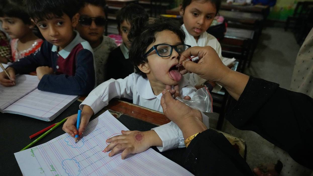 APTOPIX Pakistan Polio