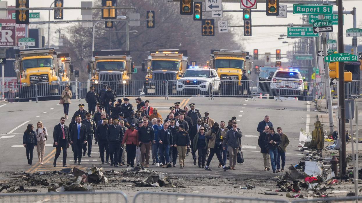 APTOPIX Philadelphia Small Plane Crash