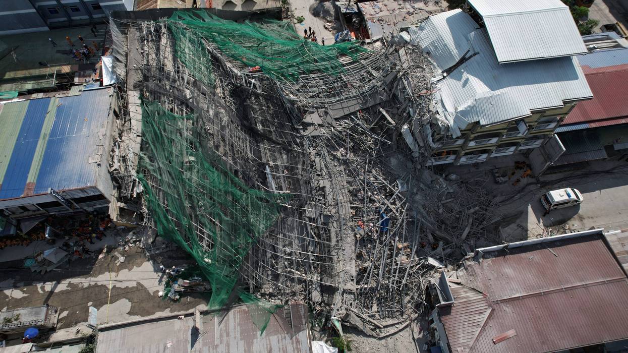 APTOPIX Philippines Building Collapse
