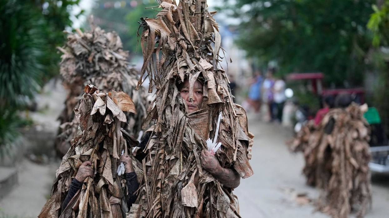 APTOPIX Philippines Mud Festival