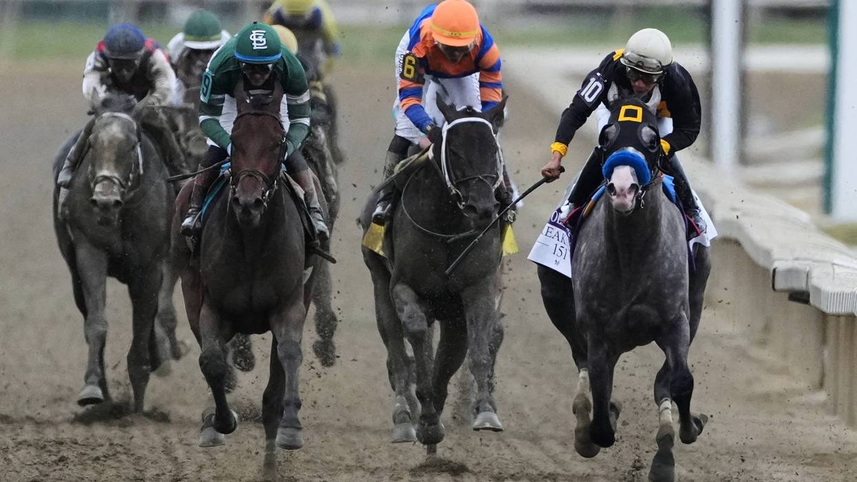 APTOPIX Preakness Horse Racing
