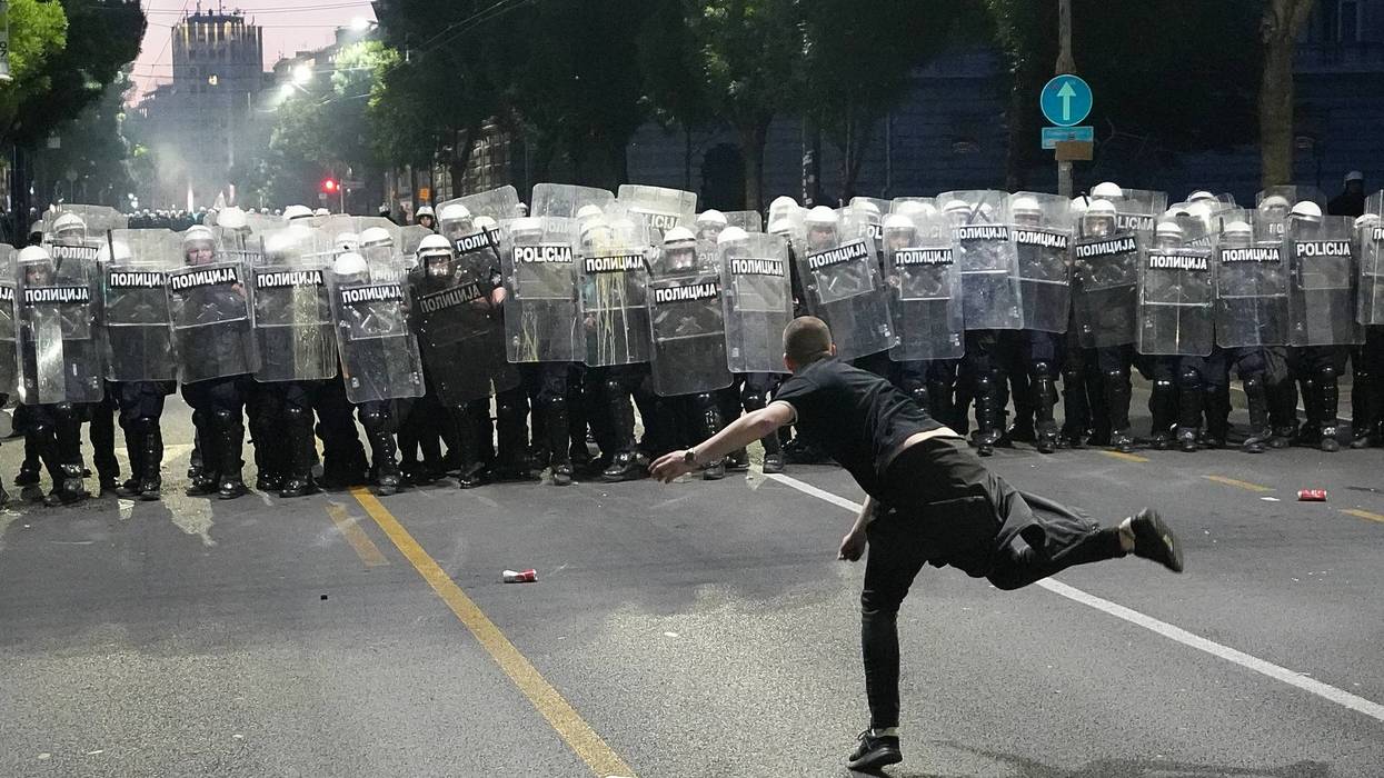 APTOPIX Serbia Protest