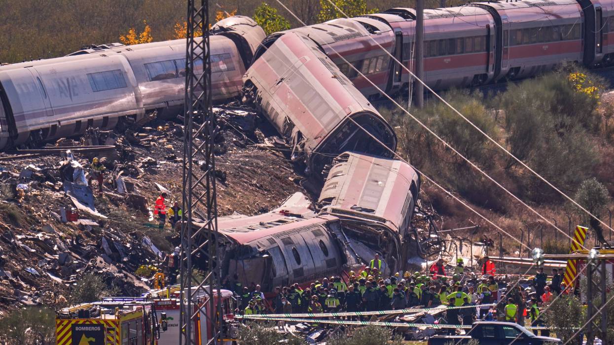 APTOPIX Spain Train Crash