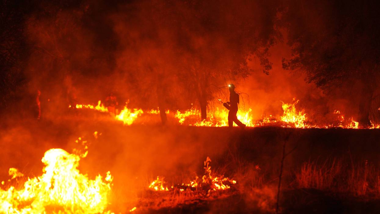 APTOPIX Spain Wildfires
