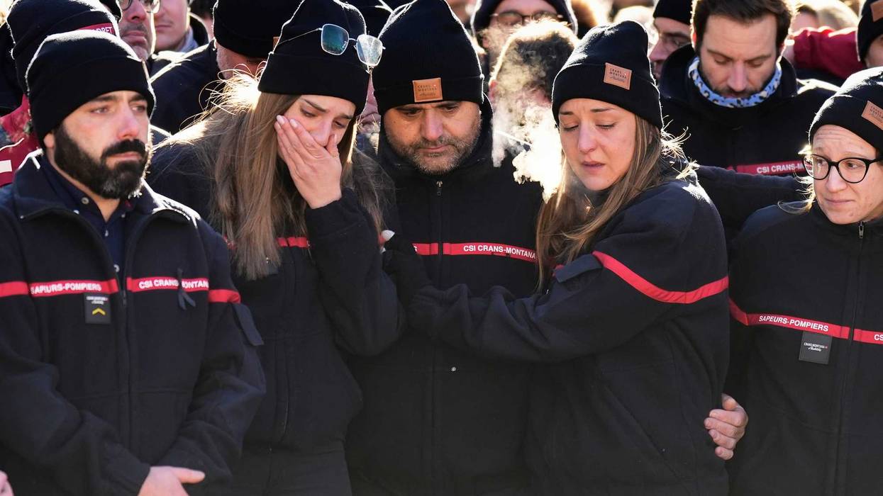 APTOPIX Switzerland Bar Fire