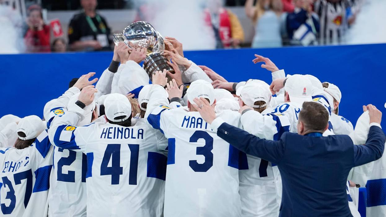 APTOPIX Switzerland World Championship Ice Hockey
