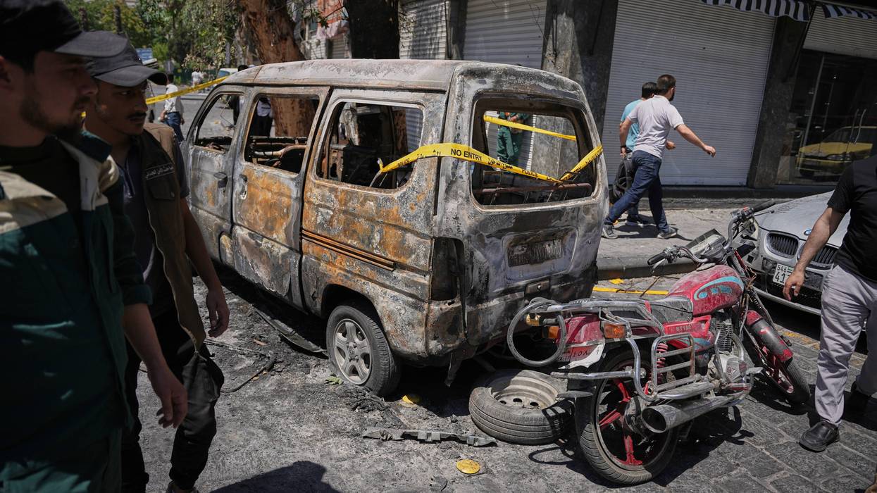 APTOPIX Syria France Explosions