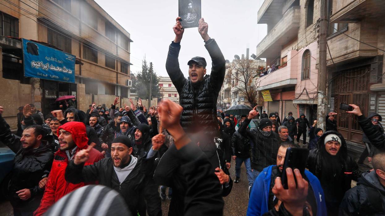 APTOPIX Syria Mosque Bombing