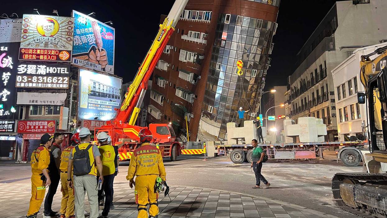 APTOPIX Taiwan Earthquake