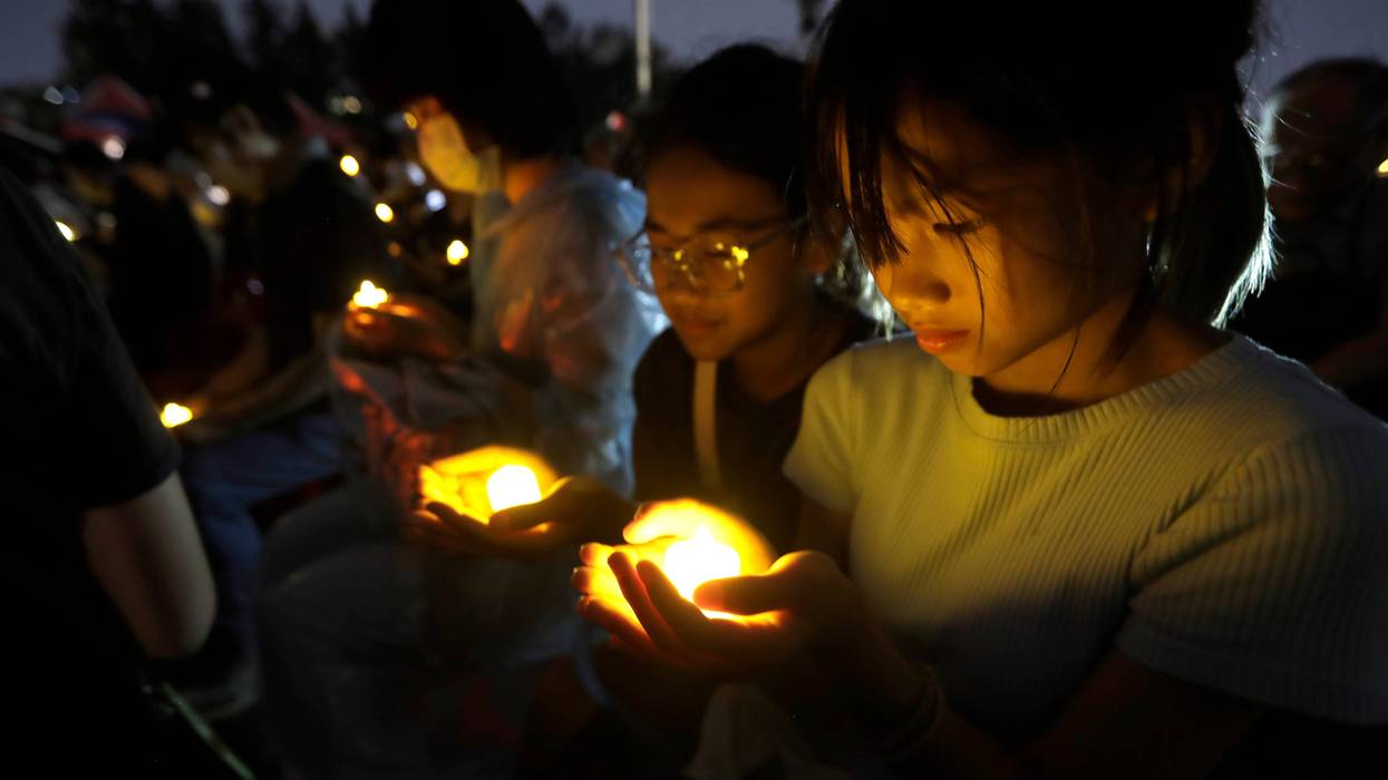 APTOPIX Taiwan Tiananmen Anniversary