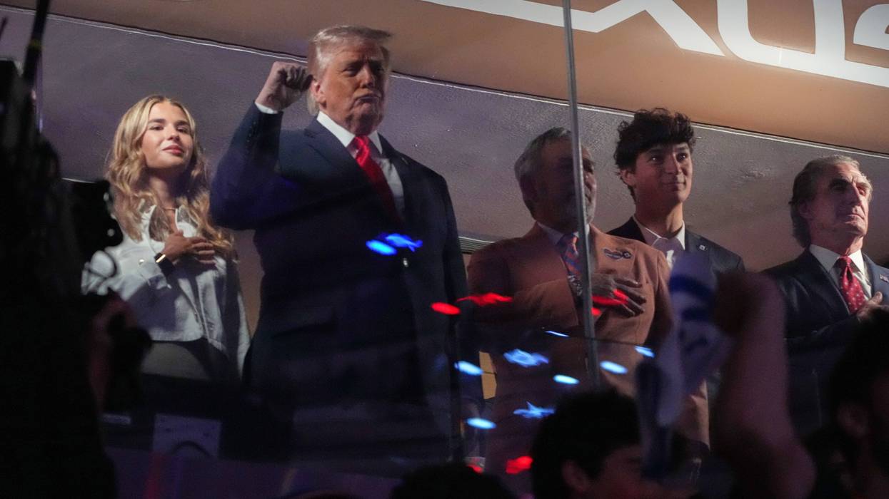 APTOPIX Trump NBA Finals Basketball