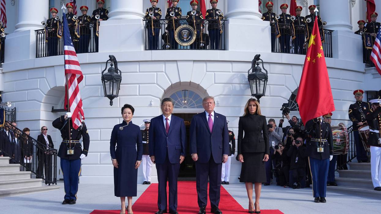 APTOPIX Trump Xi 3387