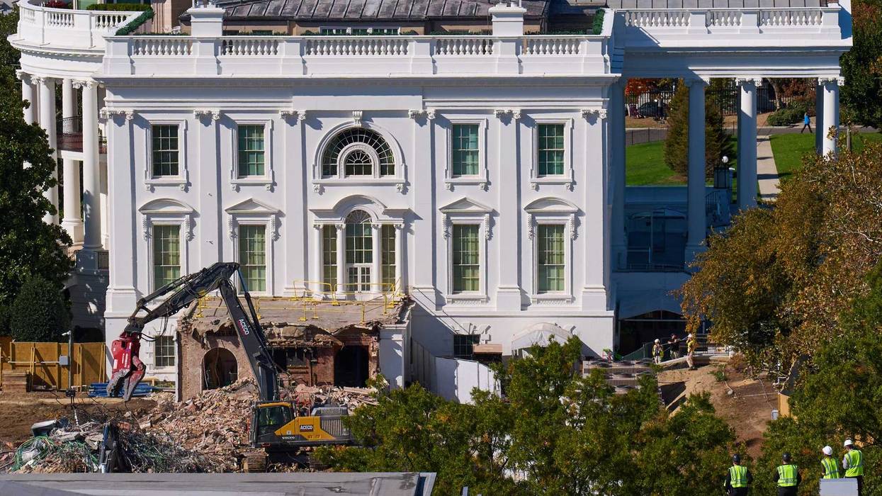 APTOPIX White House Demolition
