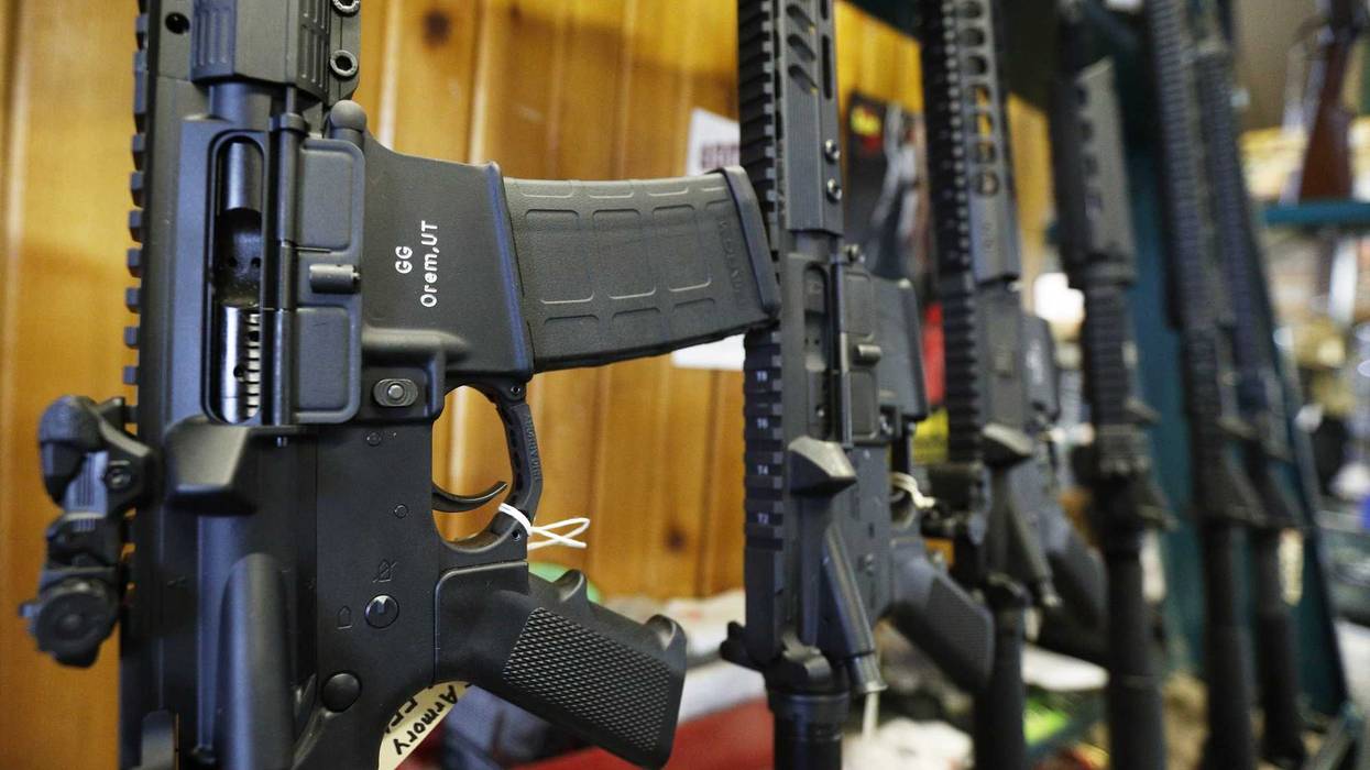 AR-15 assault rifles