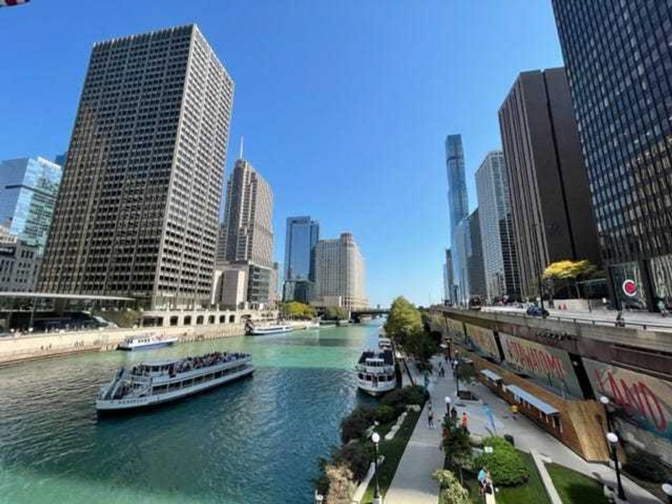 Architecture along the Chicago River